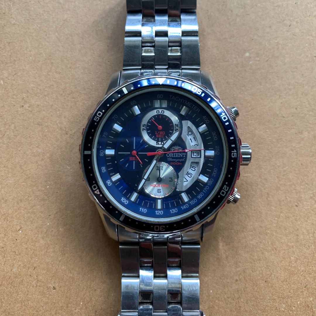 Orient Tachymeter Alarm Chronograph Men s Fashion Watches