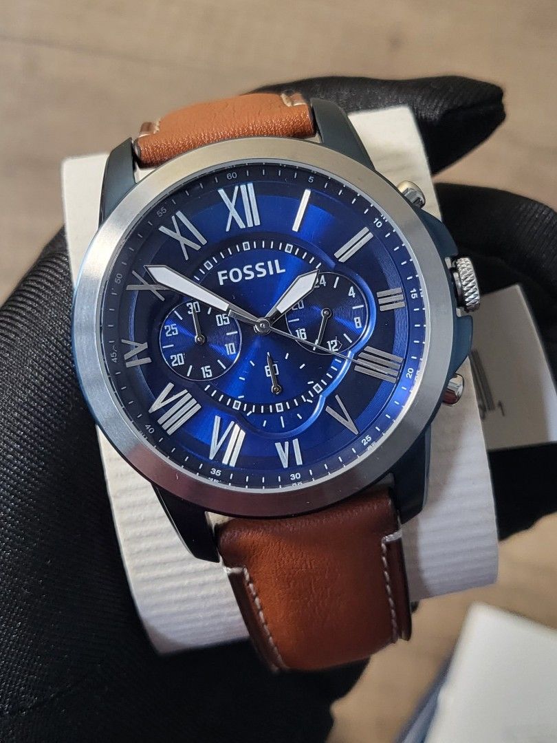 Harga fossil grant online chronograph