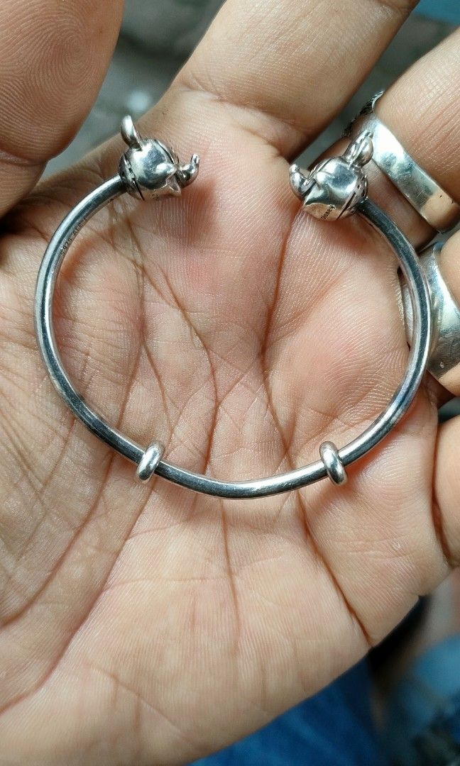 Mickey and minnie open bangle on sale