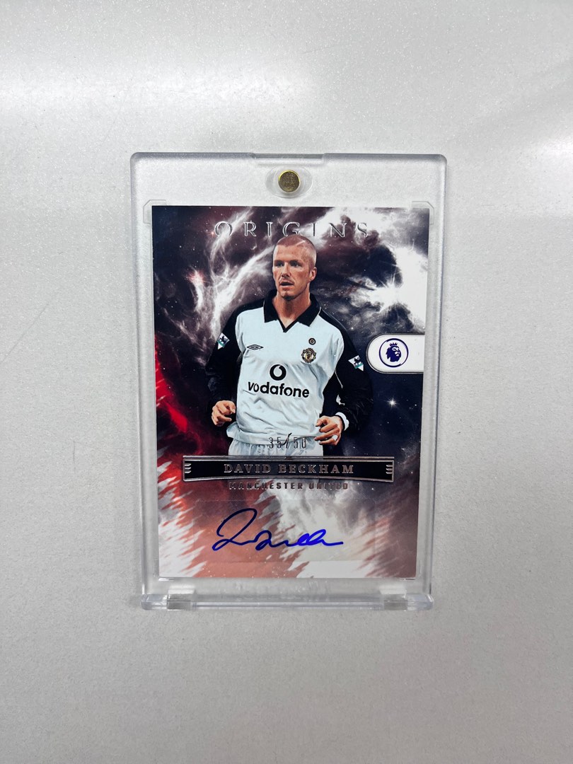 Panini Chronicles Origin David Beckham Autograph /50, Hobbies 