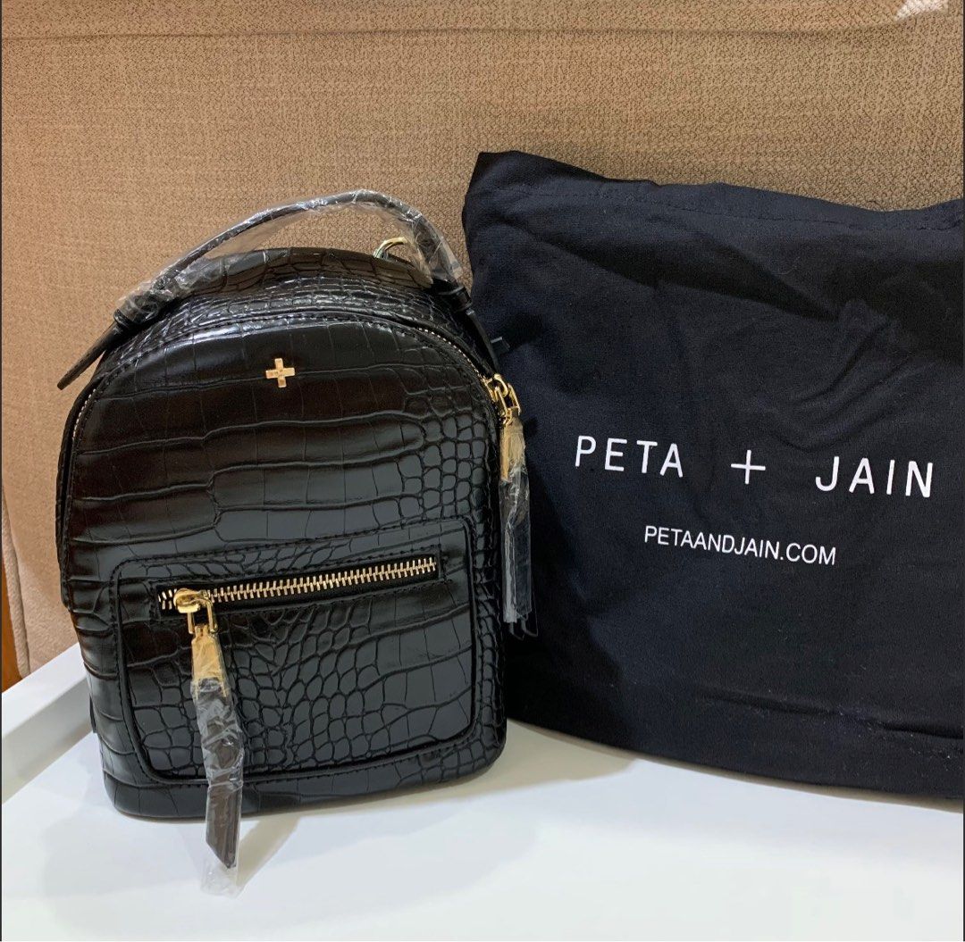 Peta & jain hotsell zoe backpack black croc