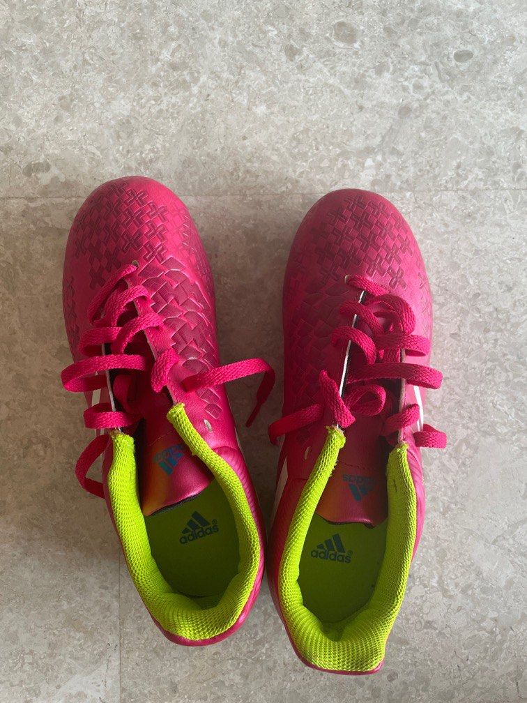 Pink adidas girls soccer boots Babies Kids Babies Kids