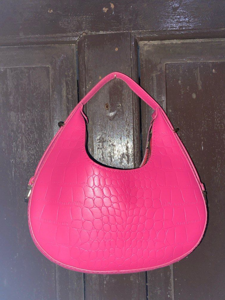 Locò Calfskin Shoulder Bag for Woman in Pink