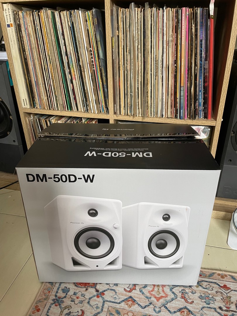 Monitor Da Studio Pioneer DJ DM-50D-W - Altoparlanti 5" Bianchi Per DJ E Produzione