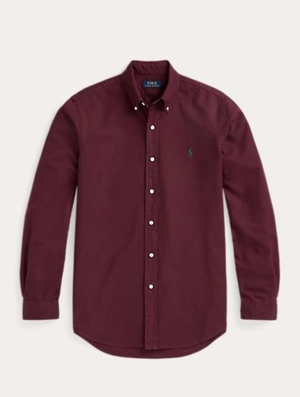 Garment dyed oxford shirt ralph lauren outlet