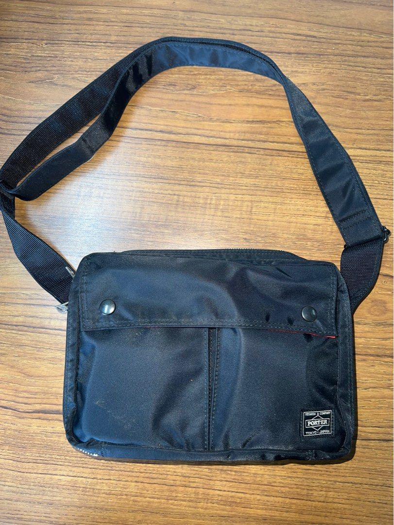 Porter x L-Fine Shoulder Bag (Category: Sling Bags) located in Quezon City. Submitted by rnbhits (Listing ID 1265586333, Image 1). Description: Size (cm) W: 25 H: 17.5 D10 Made in JAPAN Material : PVC processed nylon twill (outer material) / Acrylic processed nylon twill (lining) Although it looks like a compact shoulder bag, the two-layer front layer is fully open and has excellent storage capacity. A wide range of items from town use to travel,