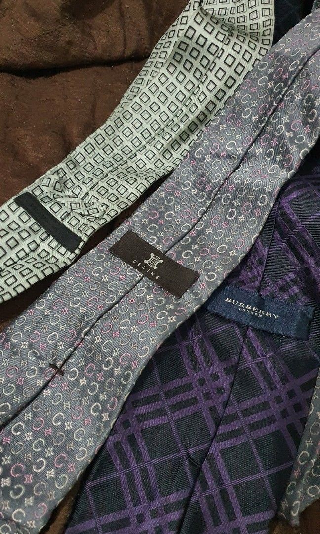 Prada, Celine, Burberry ties (Category: Ties) located in Antipolo. Submitted by switchneighborhood (Listing ID 1265654943, Image 1). Description: 3 for 800 all authentic and no issues fix price.