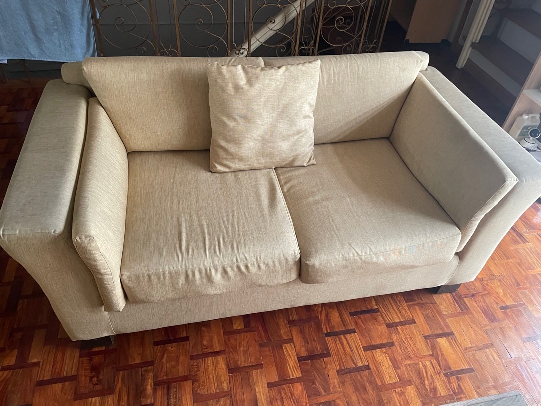PRE LOVED SOFA SET BY "RESTORATION" BRAND., Furniture & Home Living