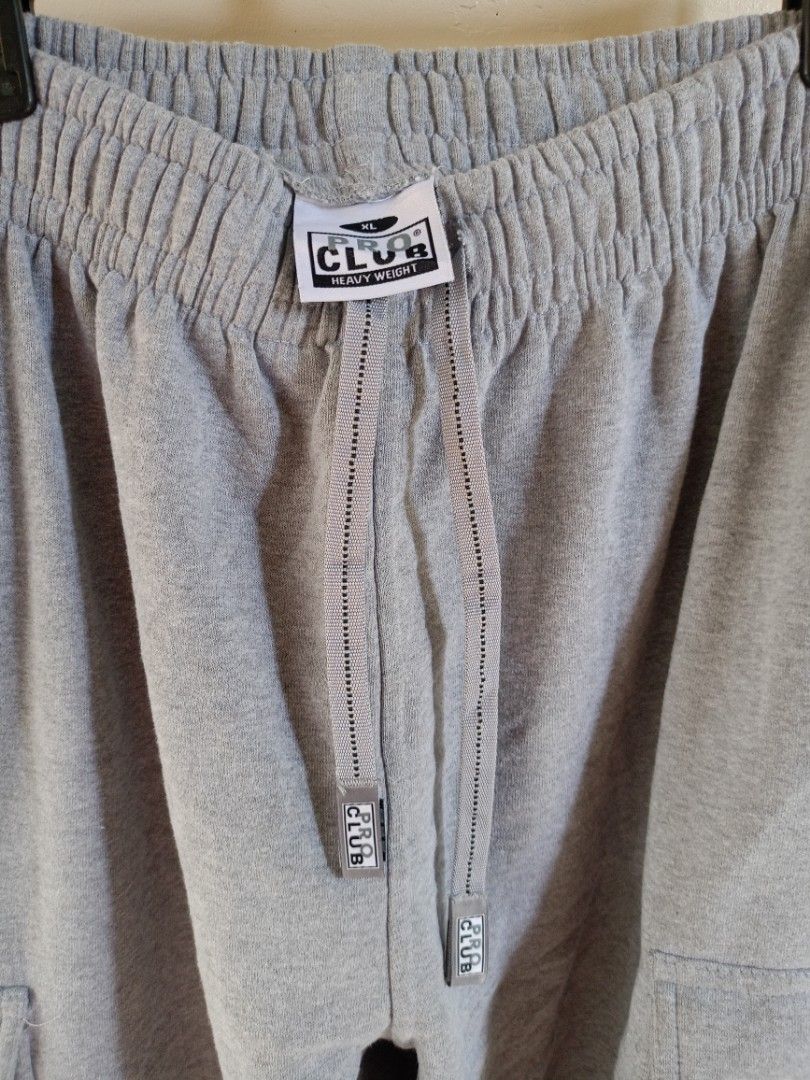 proclub fleece cargo pants, Men's Fashion, Bottoms, Jeans on Carousell