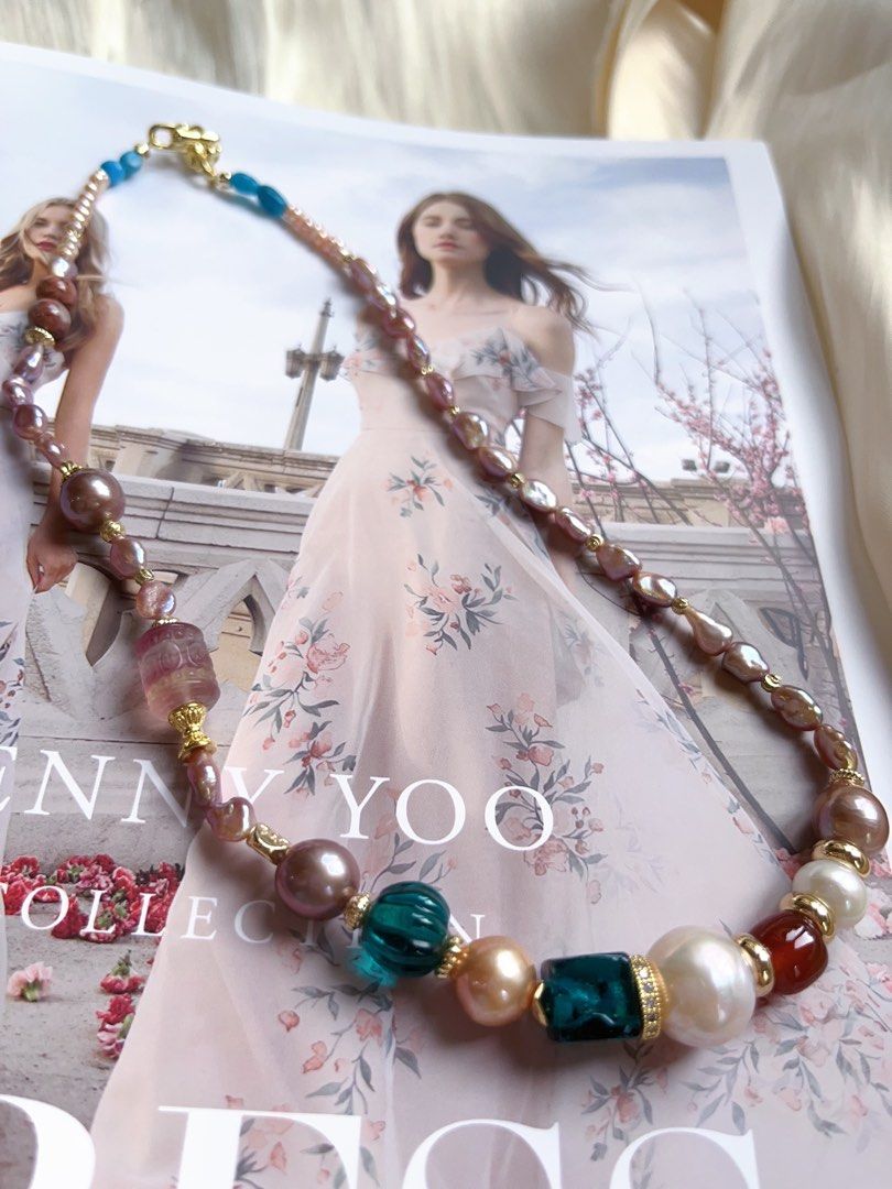 Real red clearance pearl necklace