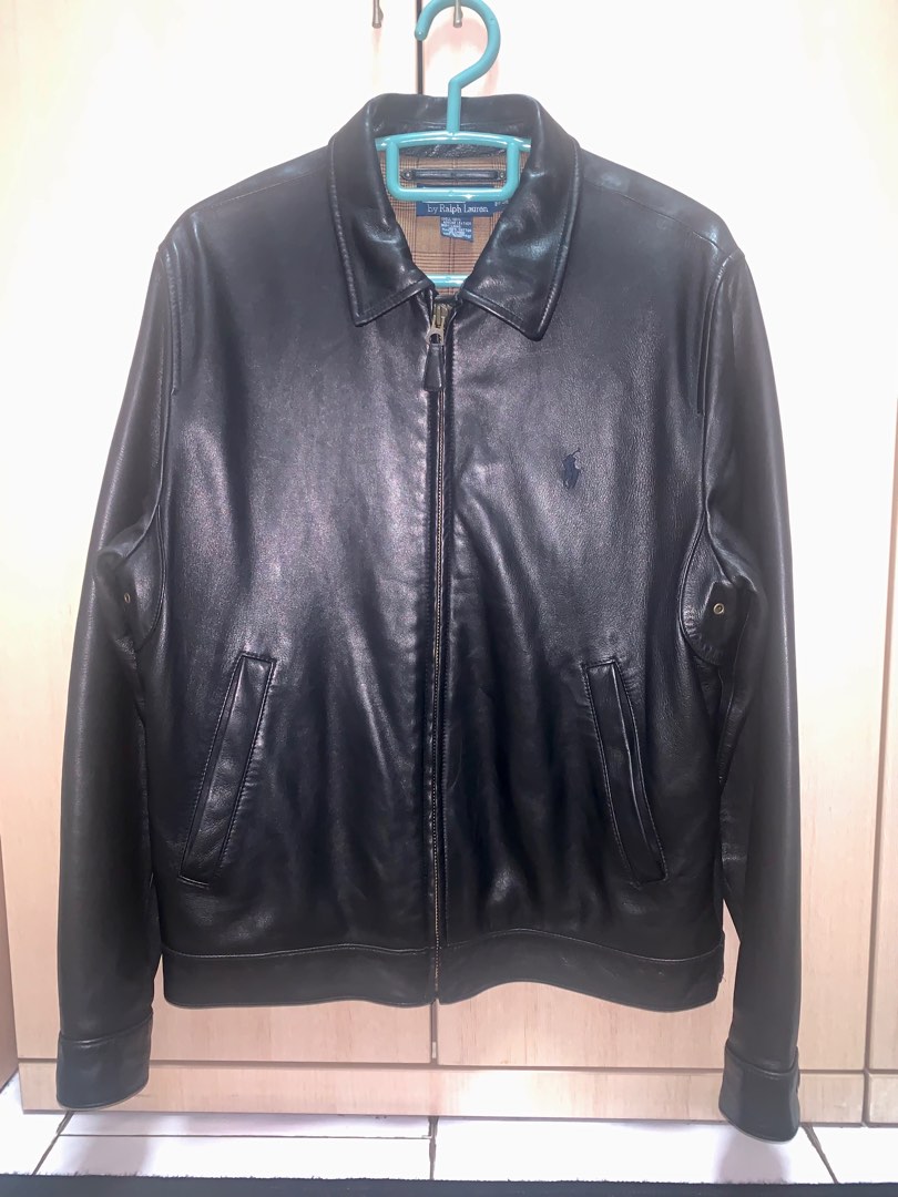 Ralph lauren top barracuda leather jacket