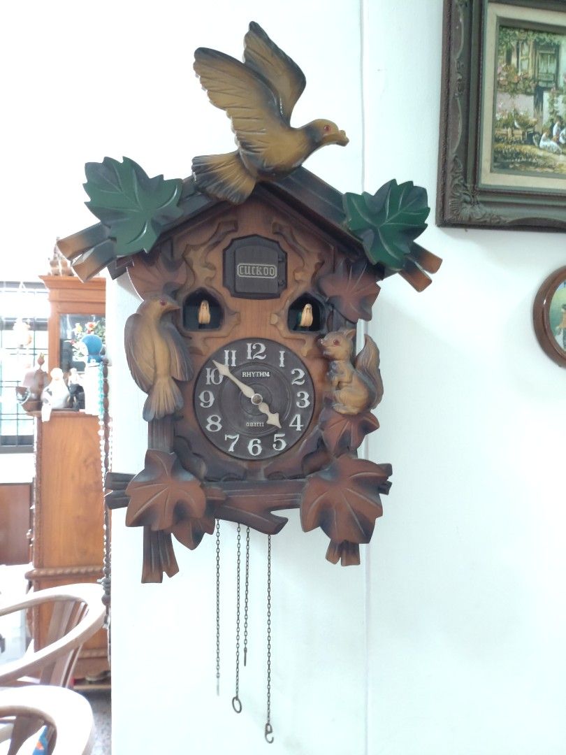 Rhythm Cuckoo clock, Furniture & Home Living, Home Decor, Clocks on