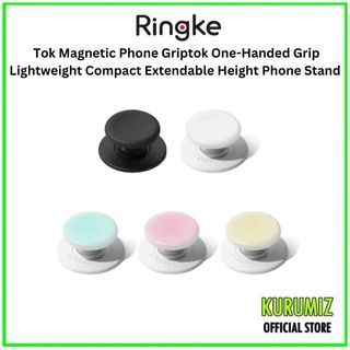 Ringke Tok Magnetic Phone Griptok One-Handed Grip Lightweight Compact Extendable Height Phone Stand