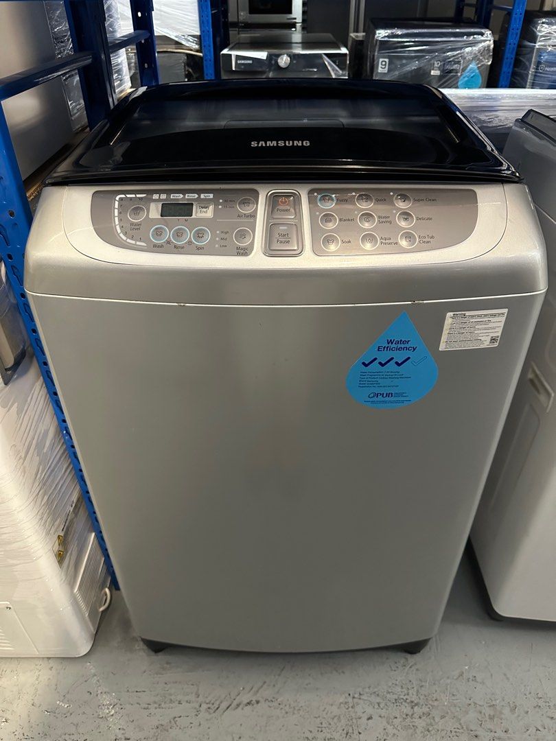 SAMSUNG 9KG TOP LOAD WASHING MACHINE WA90F5S5 Condition 8 10 200 Delivery add 50 One month warranty Kim 88118368