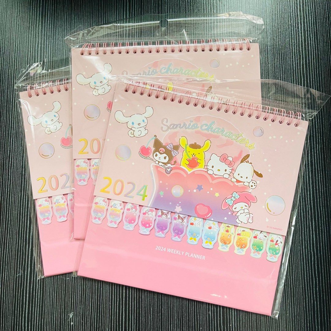 Sanrio character 2024 Calendar, Hobbies & Toys, Stationery & Craft
