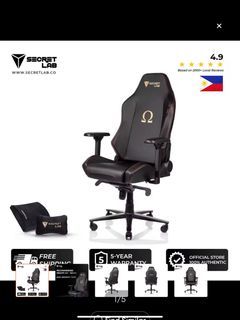 Secretlab OMEGA 2020 Series Prime 2.0 PU Leather Gaming Chair - Stealth
