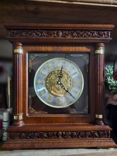 Seiko Wooden Table Clock Westminster Chime