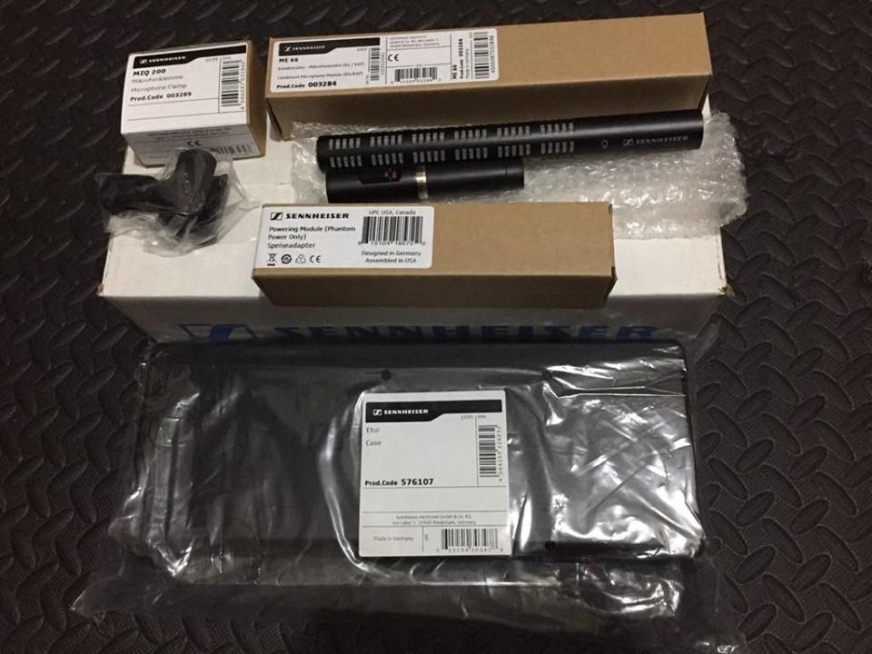 SENNHEISER ME66 SHOTGUN MICROPHONE WITH K6 POWER MODULE KIT FOR SALE