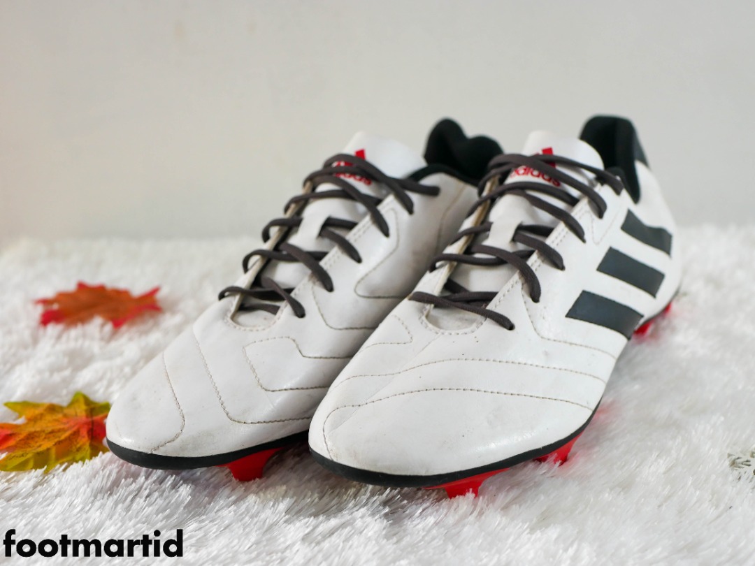 Sepatu Bola Adidas Goletto VII Firm Ground Boots White EF7244 Second Original