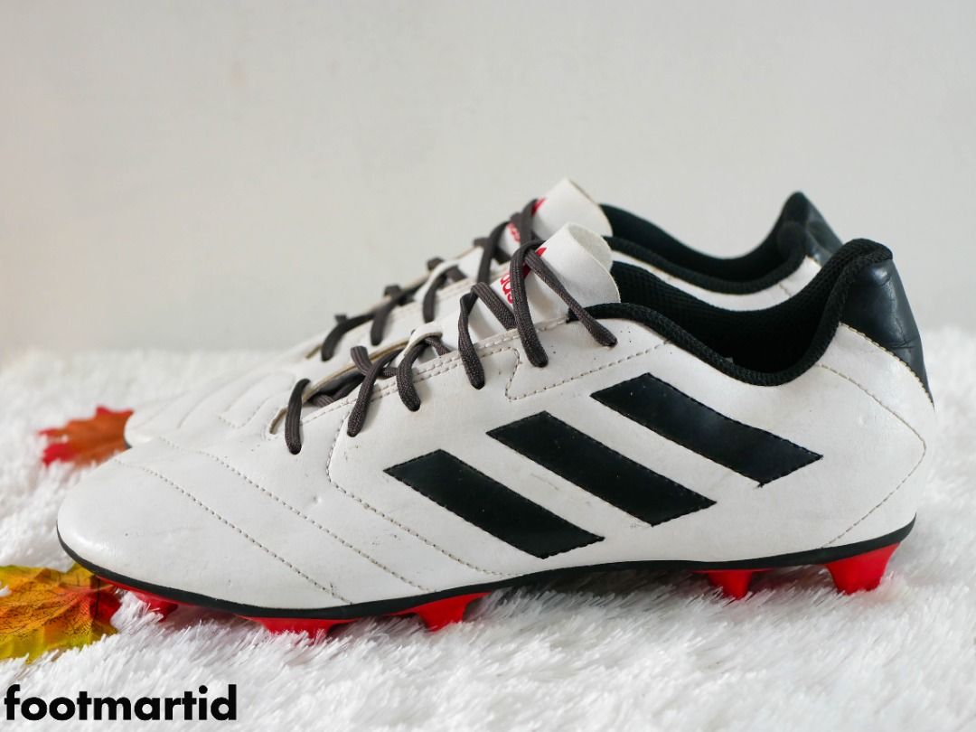 Sepatu Bola Adidas Goletto VII Firm Ground Boots White EF7244 Second Original