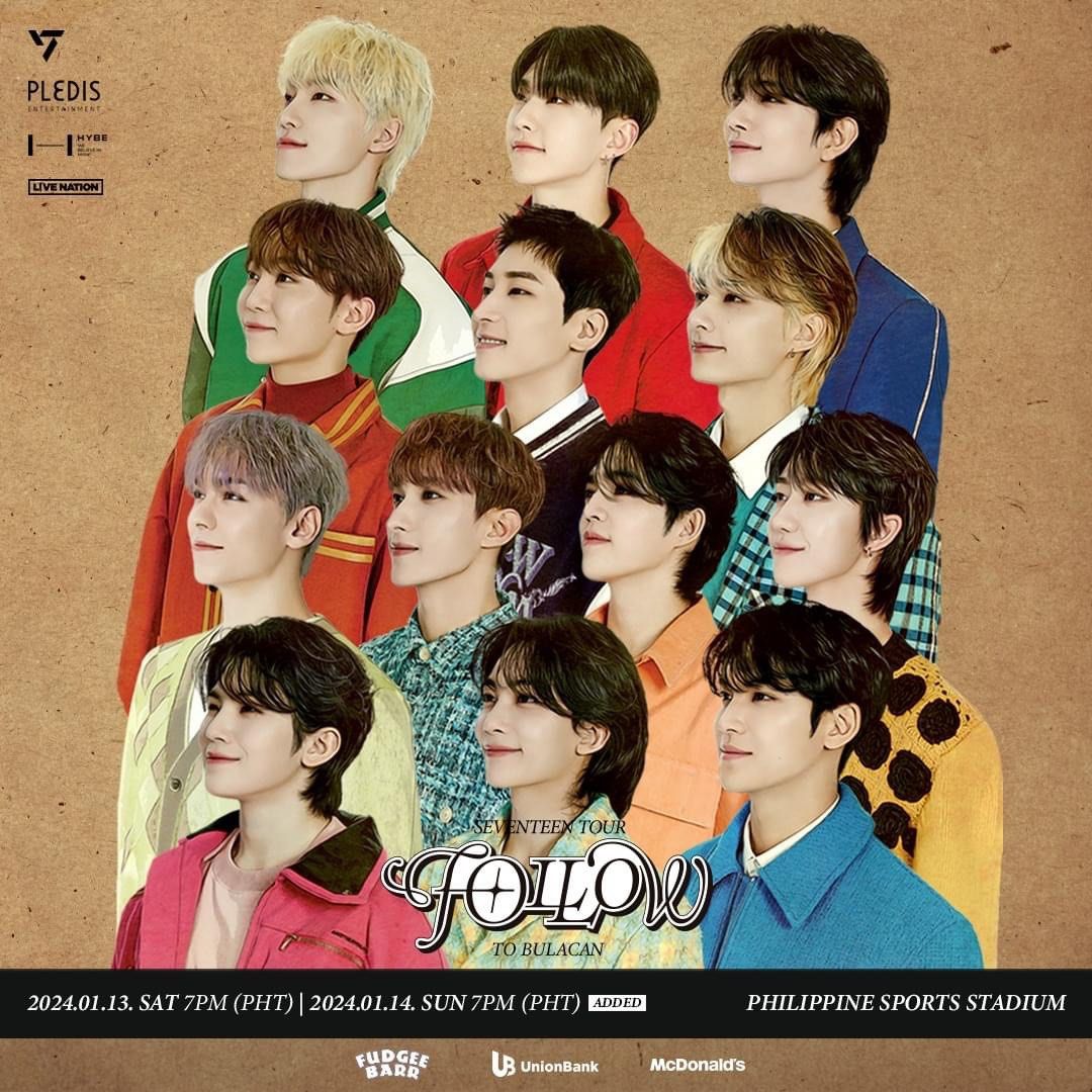 Seventeen Day 2 (Category: Events Tickets) located in Manila. Submitted by labronjames33 (Listing ID 1265609563, Image 1). Description: TICKET ASSISTANCE FOR SEVENTEEN TOUR ‘FOLLOW’ TO BULACAN DAY 2 January 14, 2024 at 7PM Philippine Sports Stadium -Early time stamp -High success rate of securing your desired seat -Ticket is under your name -No downpayment needed DM for more info #SEVENTEENinbulacan #SEVENTEENINPH #SVT_TOUR_FOLLOW #FOLLOW_TO_BULA