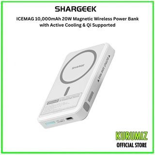 Shargeek ICEMAG 10,000mAh 20W Magnetic Wireless Power Bank with Active Cooling & Qi Supported