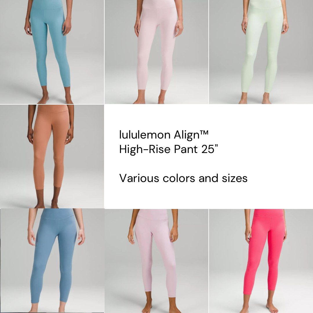 lululemon Align™ High-Rise Pant 25, Women's Fashion, Activewear on  Carousell