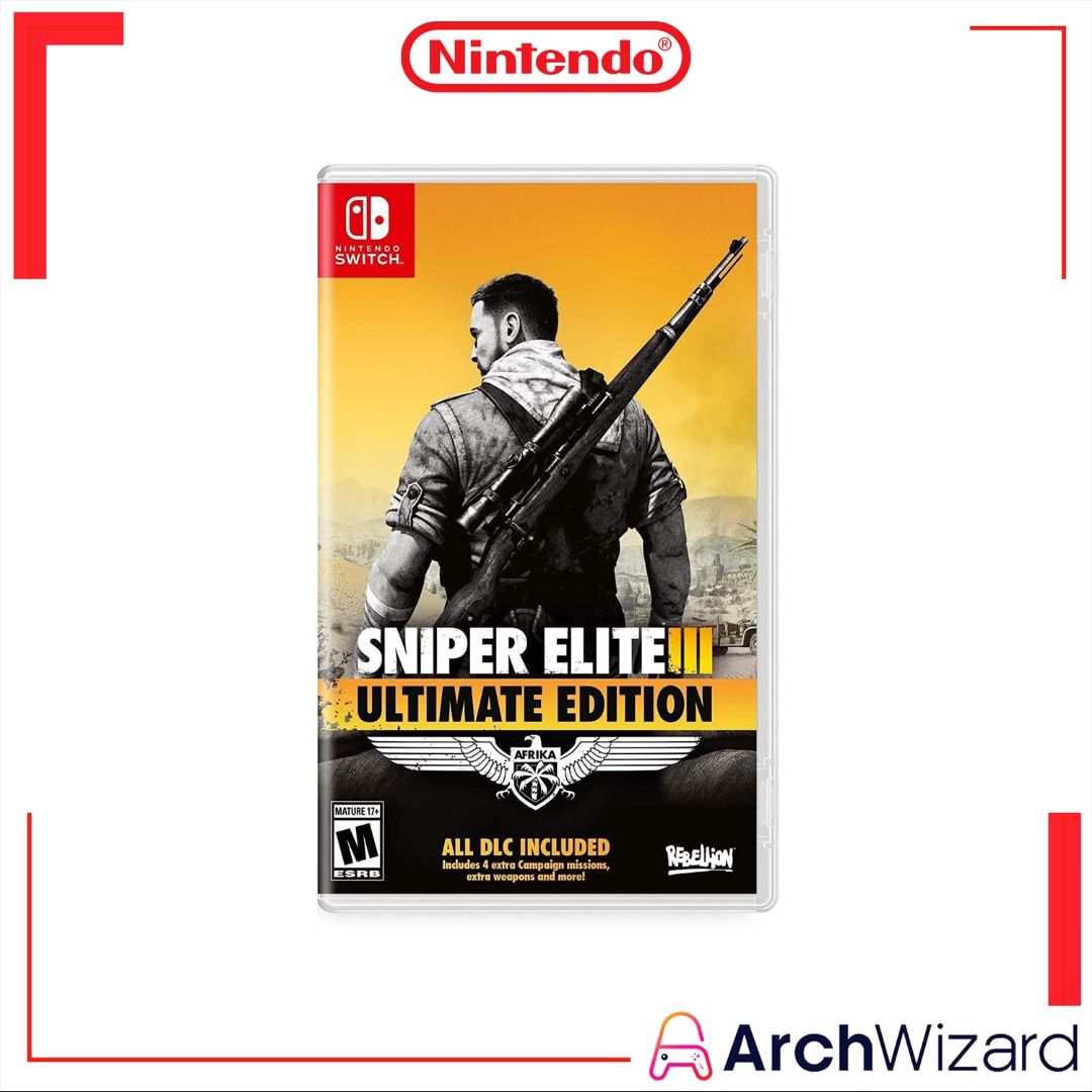 Sniper elite 3 ultimate edition nintendo switch game hot sale