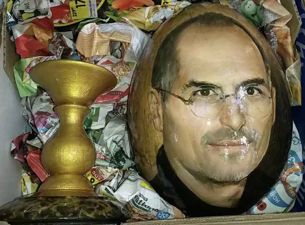 Steve Jobs Painting, Furniture & Home Living, Home Decor, Other Home Decor on Carousell