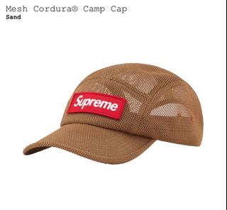 Supreme Mesh Cordura Camp Cap 棕 Box Logo 網帽 五分割帽 街頭 潮流 品牌