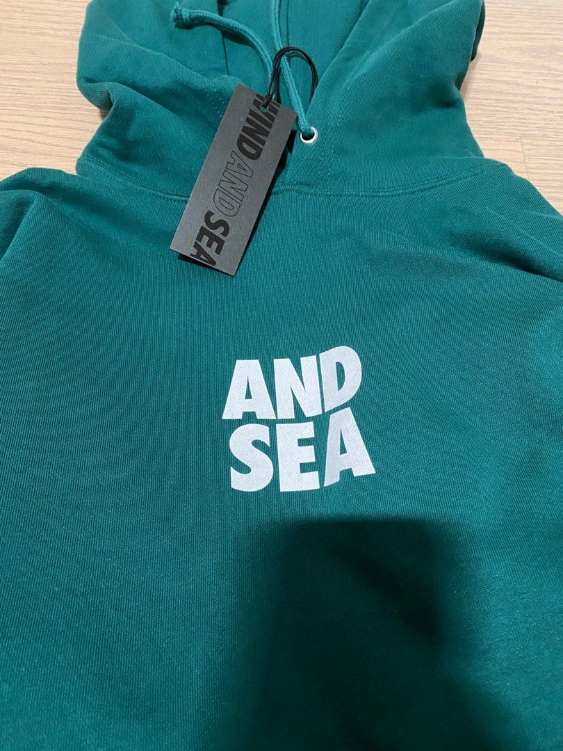 全新有tag) Wind and Sea Hoodie L size, 男裝, 上身及套裝, 衛衣