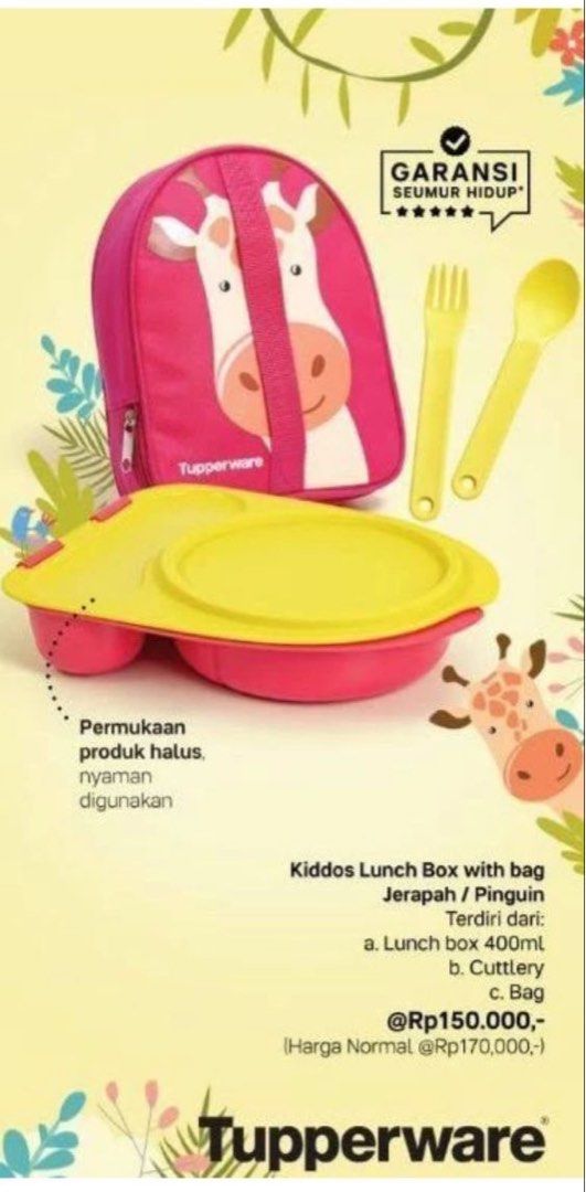 tempat makan anak bekal anak tupperware murah, Bayi Anak