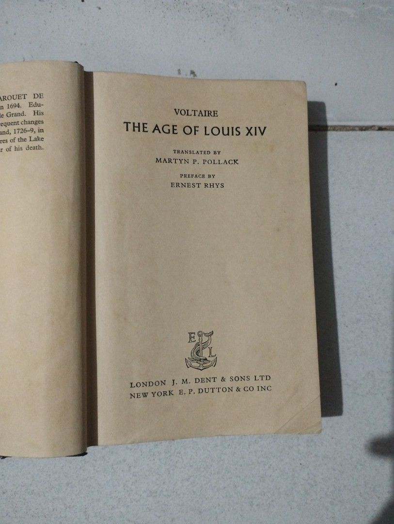 The age of Louis XIV Voltaire, Buku & Alat Tulis, Buku di Carousell