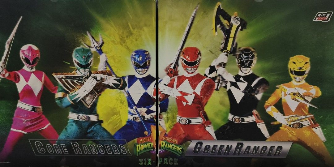 Ultimate Rangers Threezero Ultimate Power Rangers 1/6 scale core rangers,lord Drakkon ...