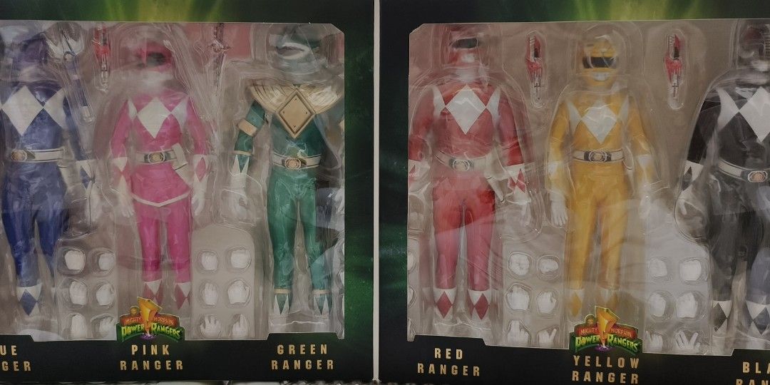 Threezero Ultimate Power Rangers 1/6 scale core rangers,lord Drakkon ...