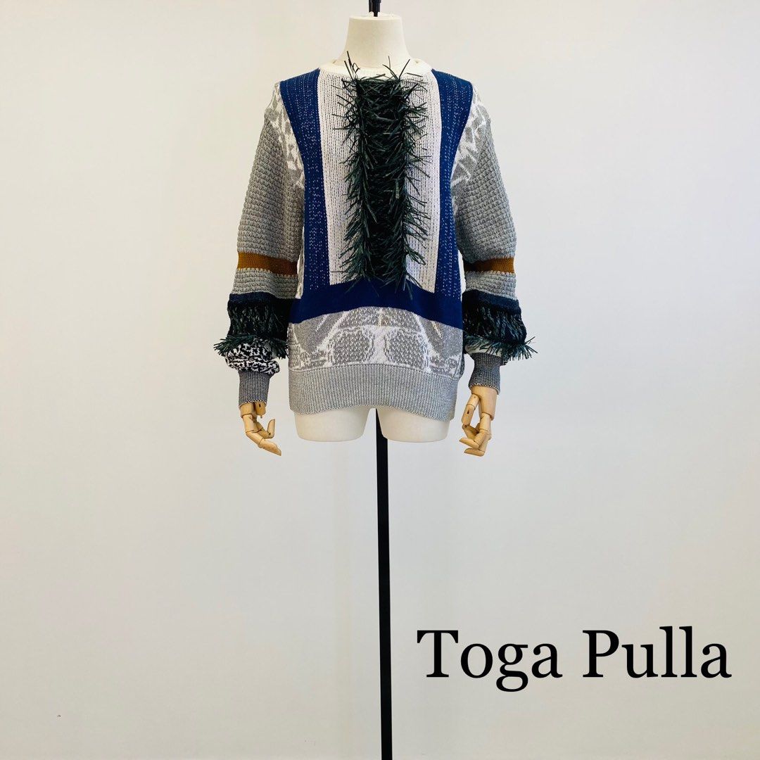 TOGA PULLA Fringed Knit Sweater 流蘇針織上衣, 女裝, 上衣, 長袖衫