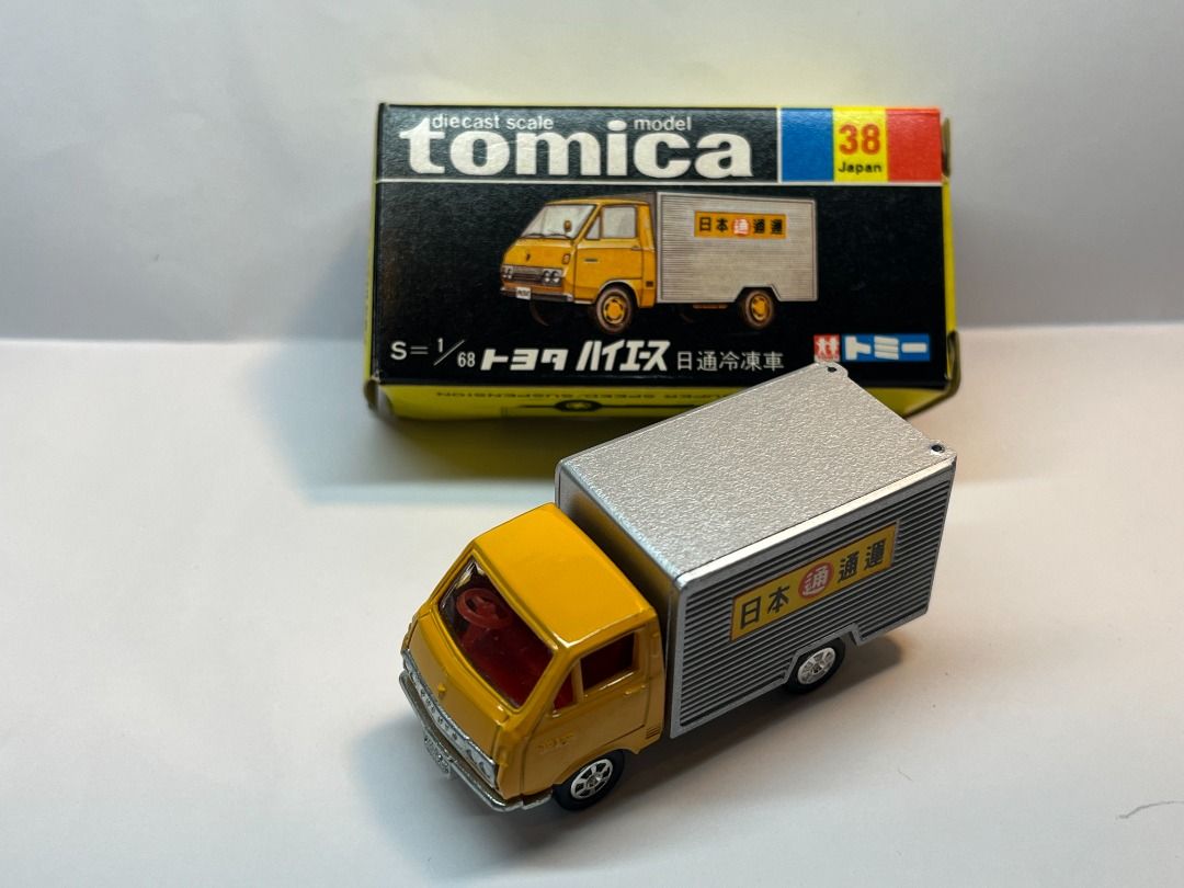 Tomy Tomica 黑盒No.38 TOYOTA HIACE REFRIGERATOR 日本製, 興趣及遊戲 