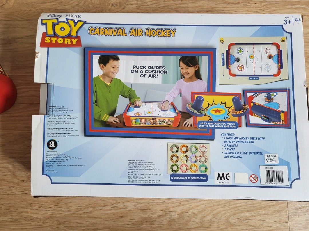 Toy story carnival air hockey table, Hobbies & Toys, Toys & Games on