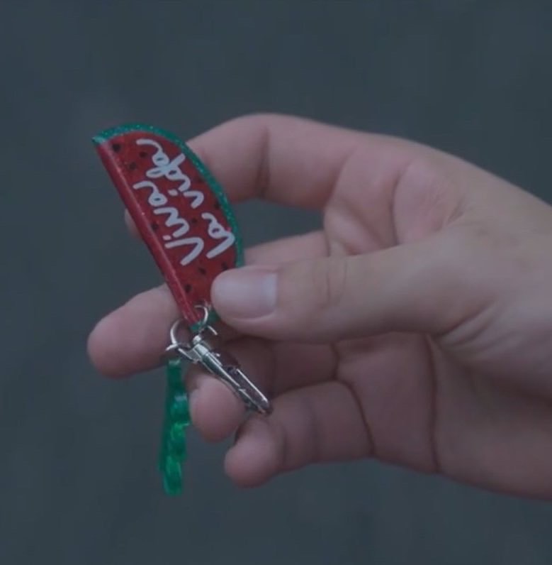 Twinkling Watermelon Viva La Vida Keyring, Hobbies & Toys, Collectibles