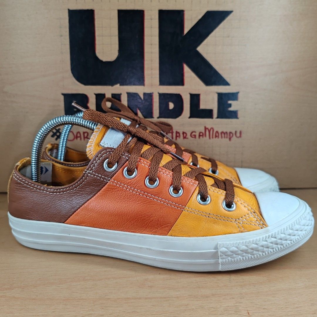 Mens orange shop converse uk
