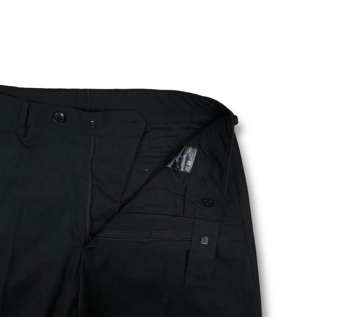 UNIQLO (S) Heattech Slack Pants Black, Men's Fashion, Bottoms, Trousers on  Carousell