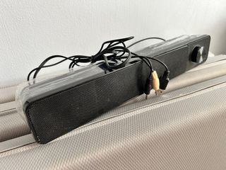 Used speaker usb-powered. 3.5mm jack