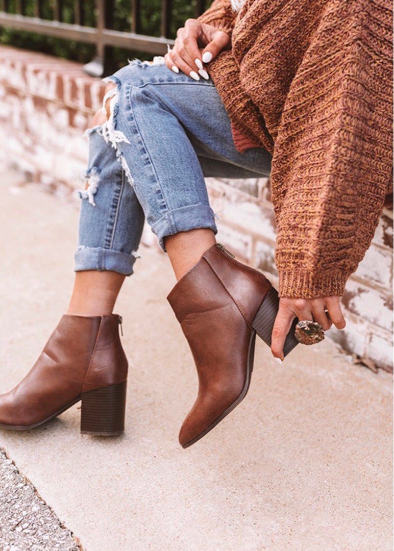 Vagabond brown leather ankle boots 38 Women s Fashion Footwear