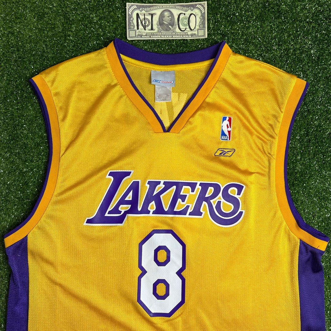 Kobe bryant reebok jersey number online 8