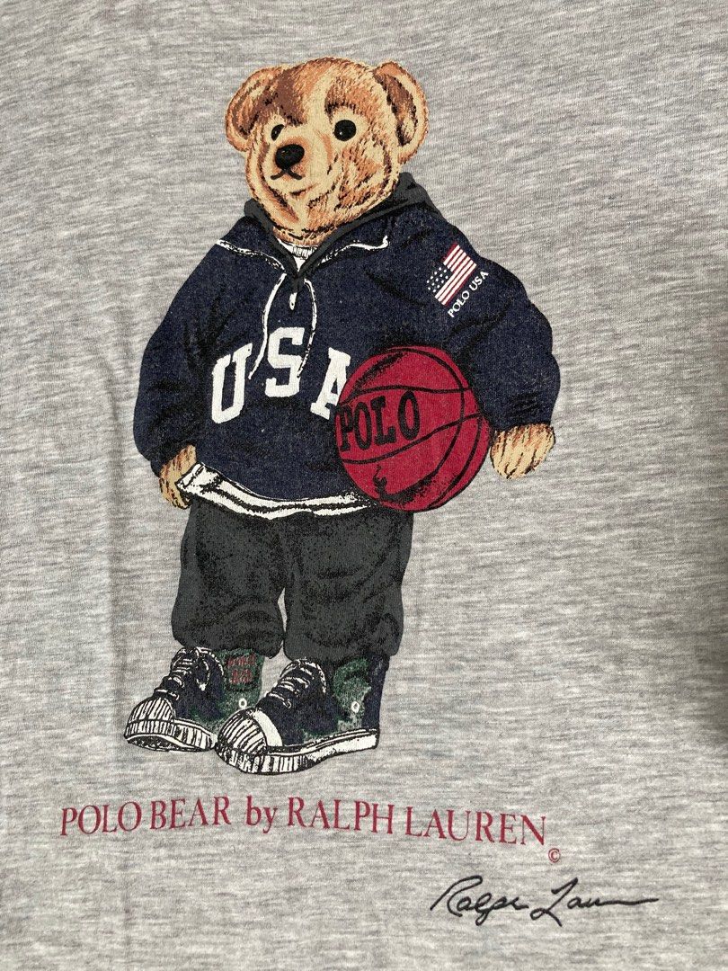 Vintage Polo Bear Ralph Lauren USA Men s Fashion Tops Sets