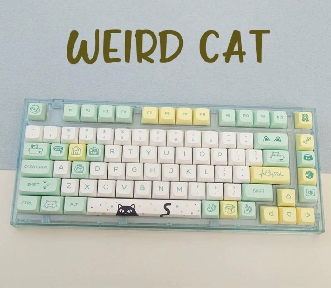 Crazy Kitty OEM PBT Keycaps (131 key set)