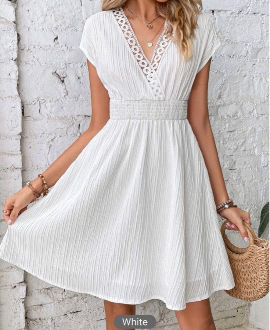 White lace beach clearance dress