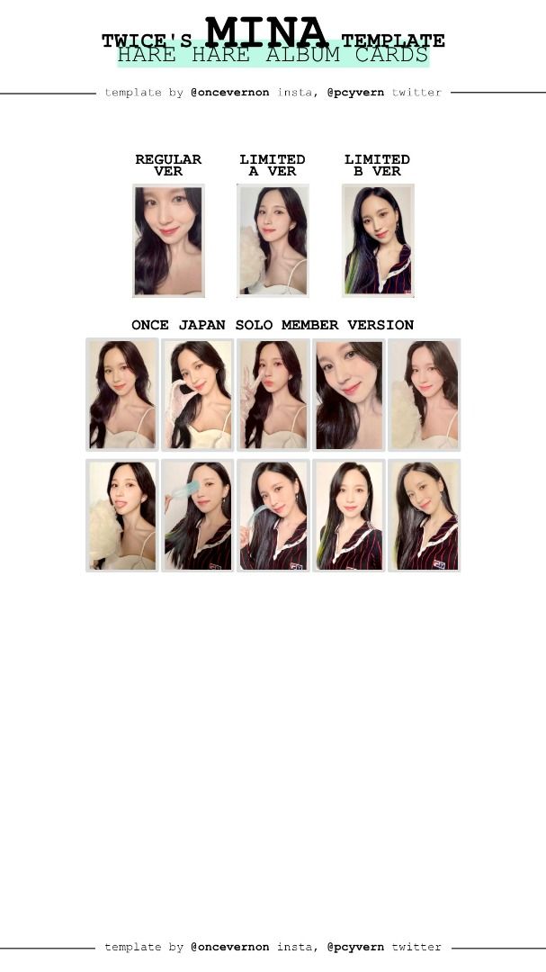 WTB Twice Mina Hare Hare Album Photocard, Toys & Collectibles, Fan