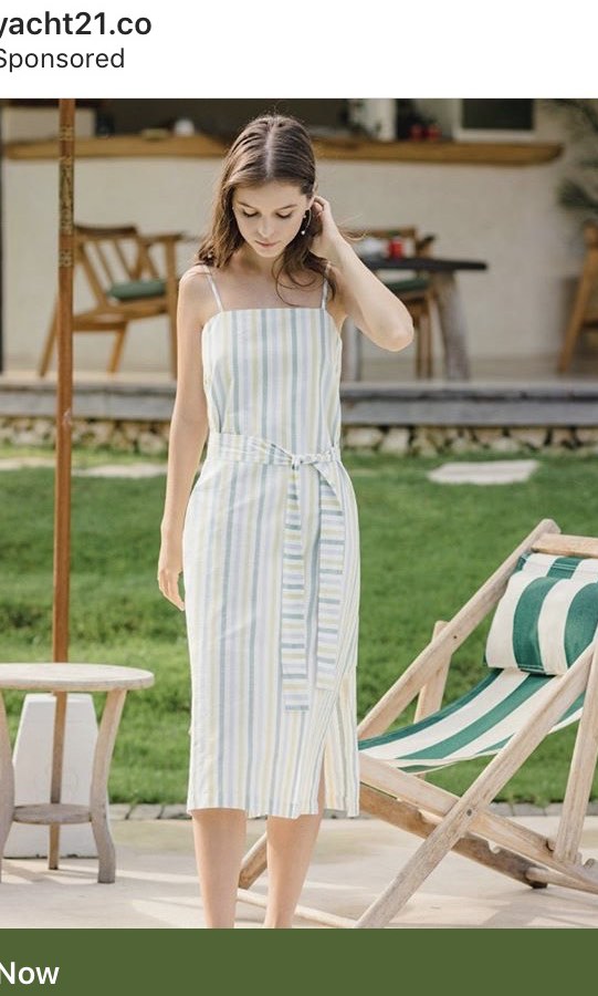 Pastel striped dress online