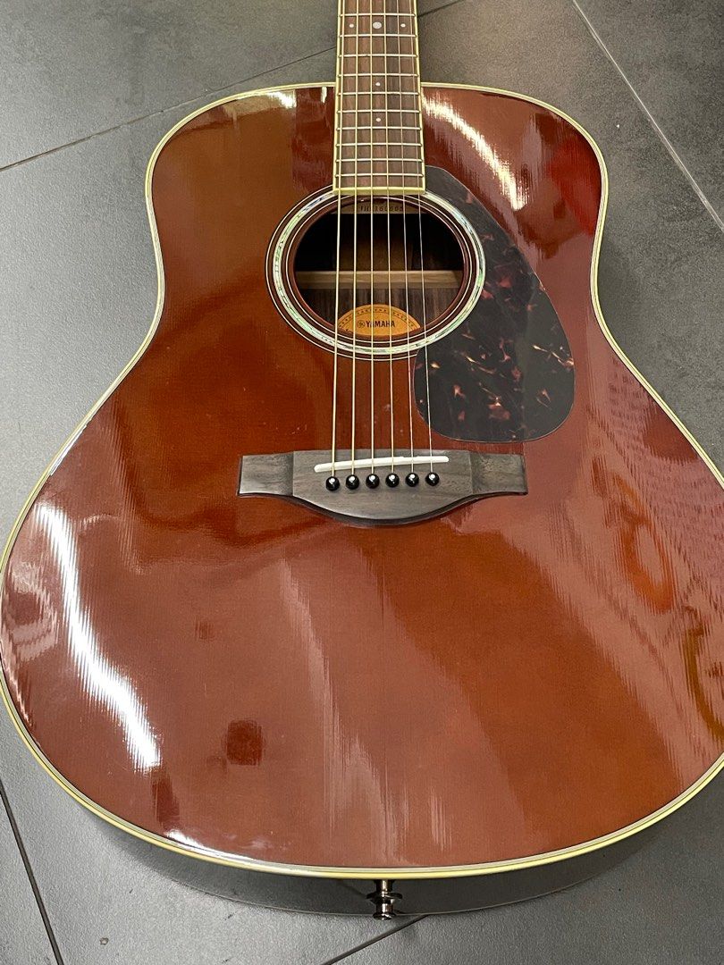 Yamaha LL6 ARE Acoustic Guitar with Carry Case, Hobbies & Toys, Music ...